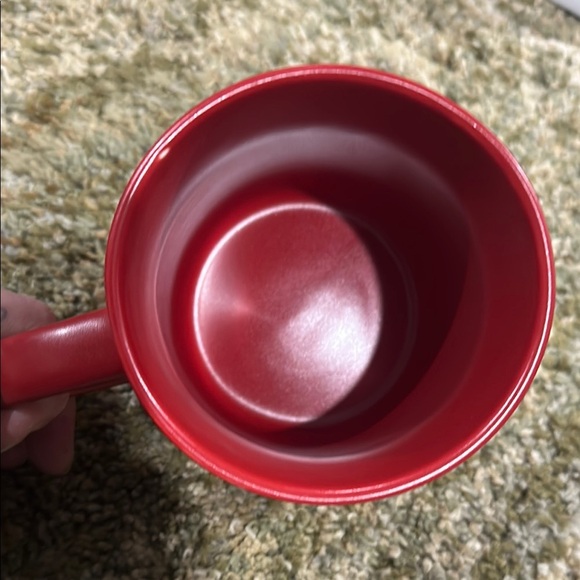 Red and White Holiday Decor Mug with Cozy Winter Scene - Picture 3 of 6